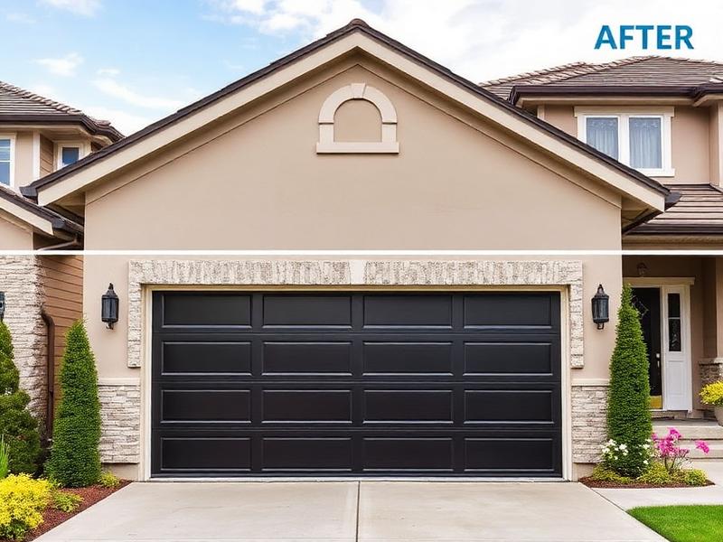 Professional installation service for residential garage doors