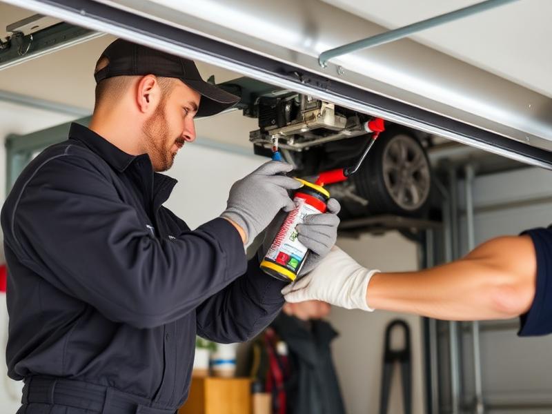 Professional maintenance service for residential garage doors